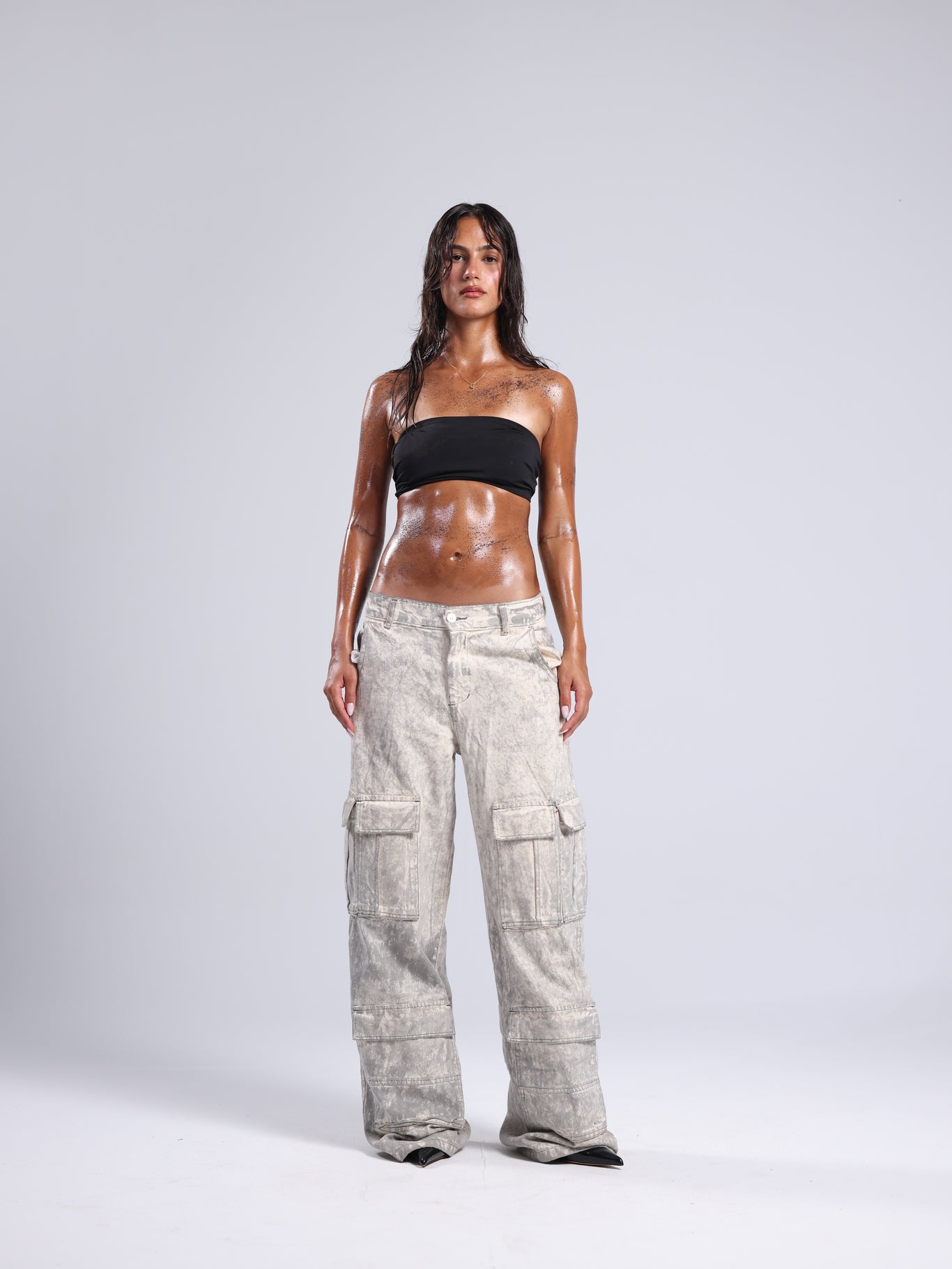 Women Cemented 10-Pockets Denim