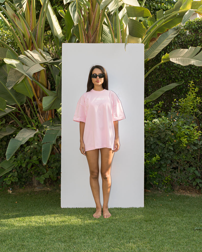 Candy Pink Oversized tshirt