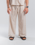 Cream Linen Pants