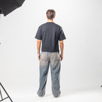 Men Baggy Jeans - Stone Wash