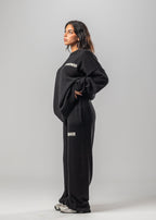 Black Juvenile Logo Knit Sweater
