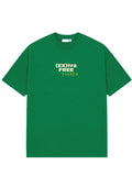 "(EX)tra Free Summer" Solid Green Graphic T-shirt