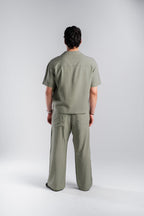 Olive Linen Pants