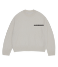 Cream Juvenile Logo Knit Sweater