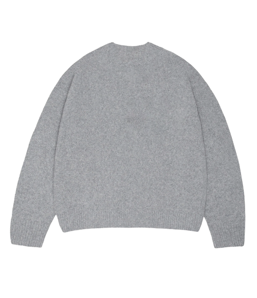 Grey Juvenile Logo Knit Sweater