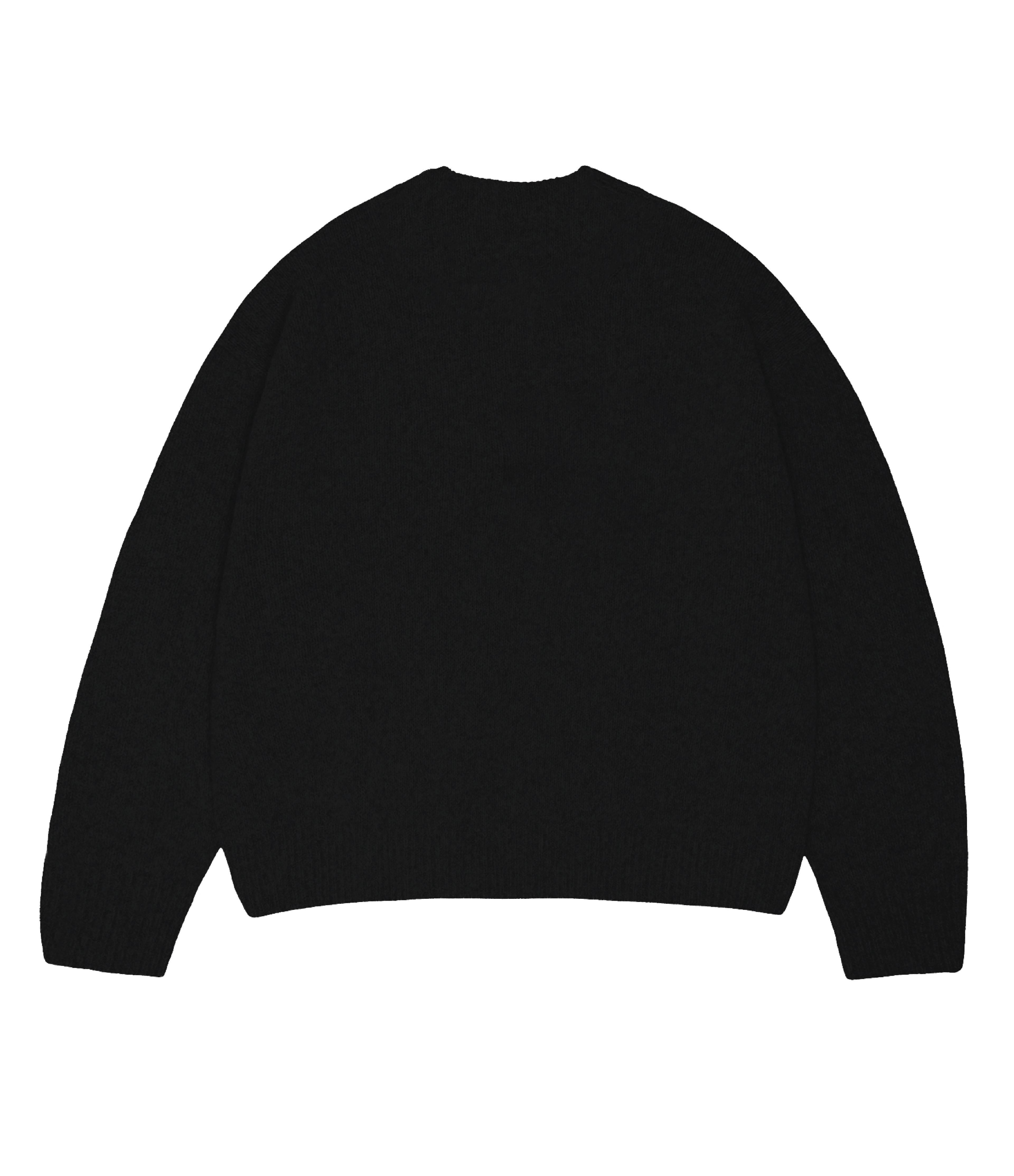 Black Juvenile Logo Knit Sweater