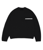 Black Juvenile Logo Knit Sweater