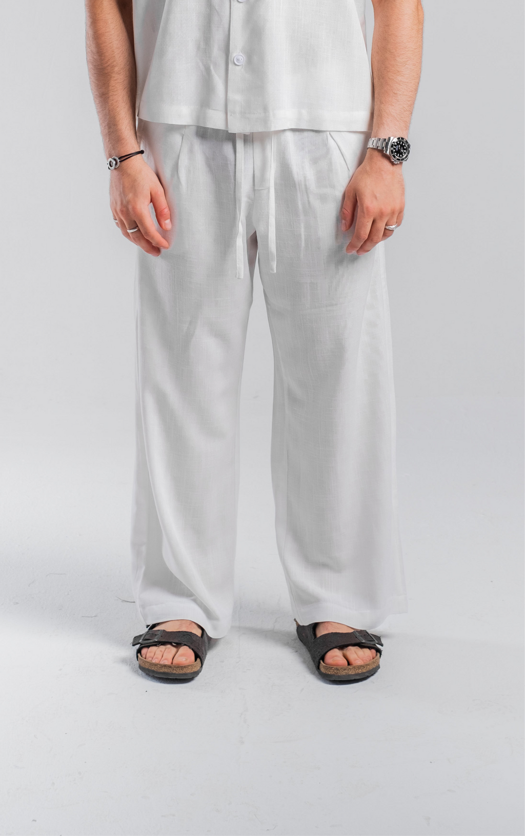 White Linen Pants