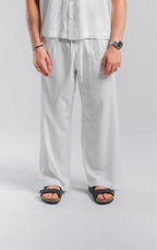 White Linen Pants