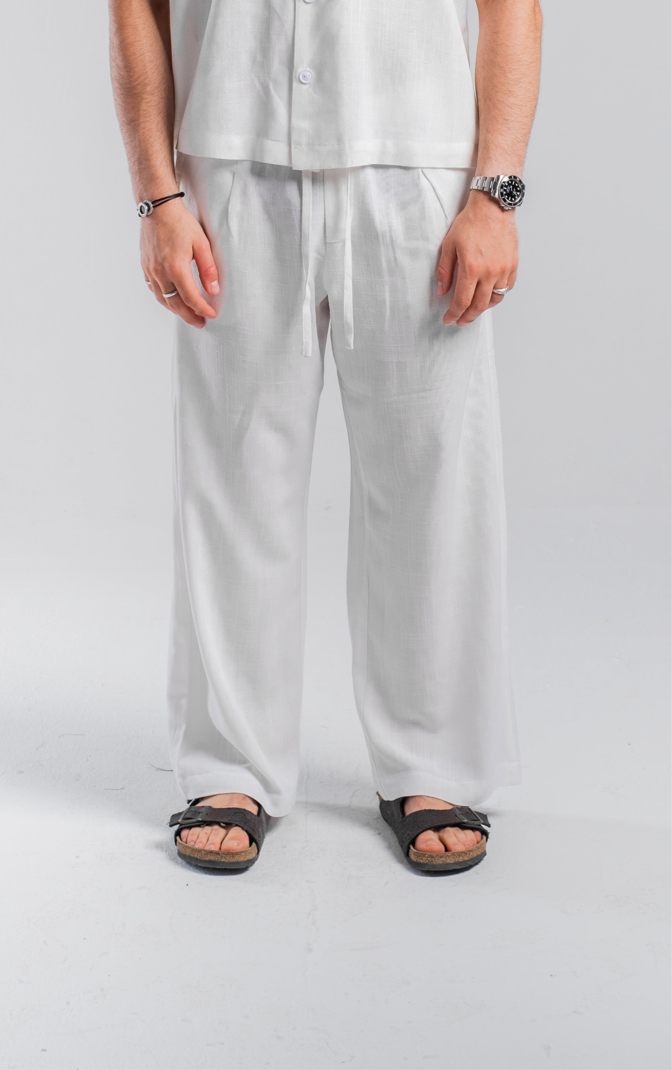White Linen Pants