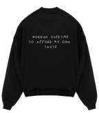 "Balance 0:00" Crewneck in Black
