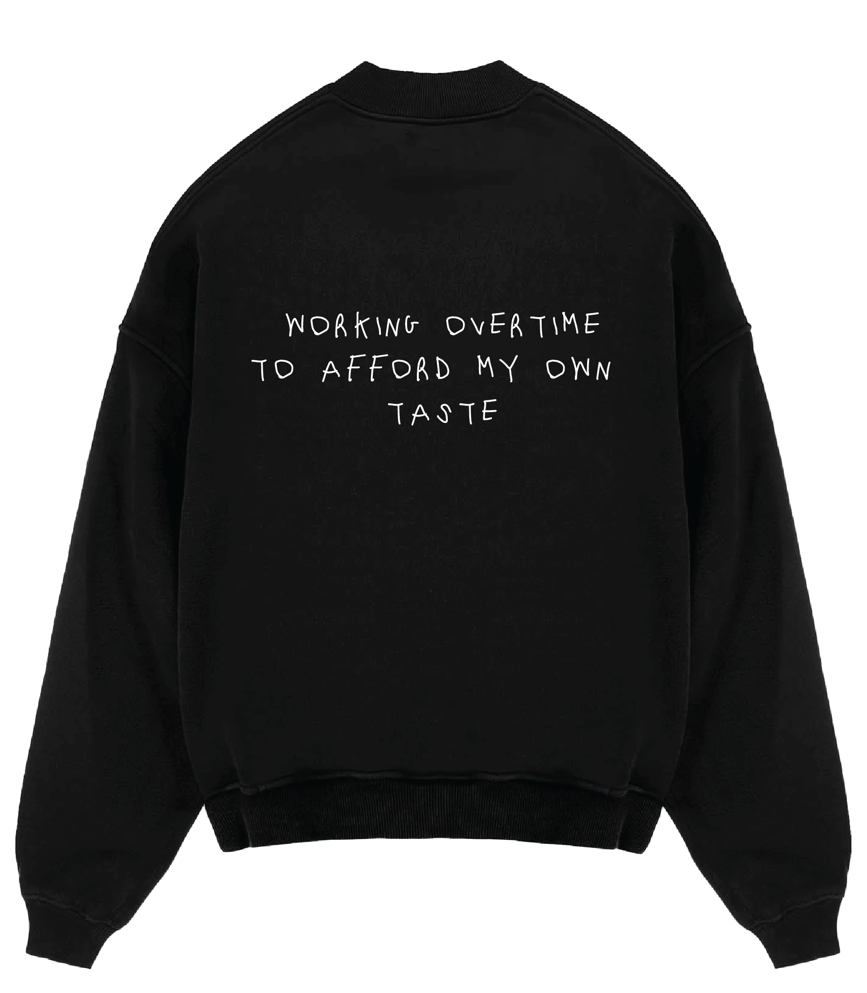 "Balance 0:00" Crewneck in Black
