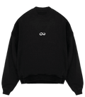 "Balance 0:00" Crewneck in Black