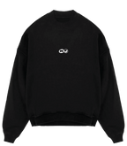 "Balance 0:00" Crewneck in Black