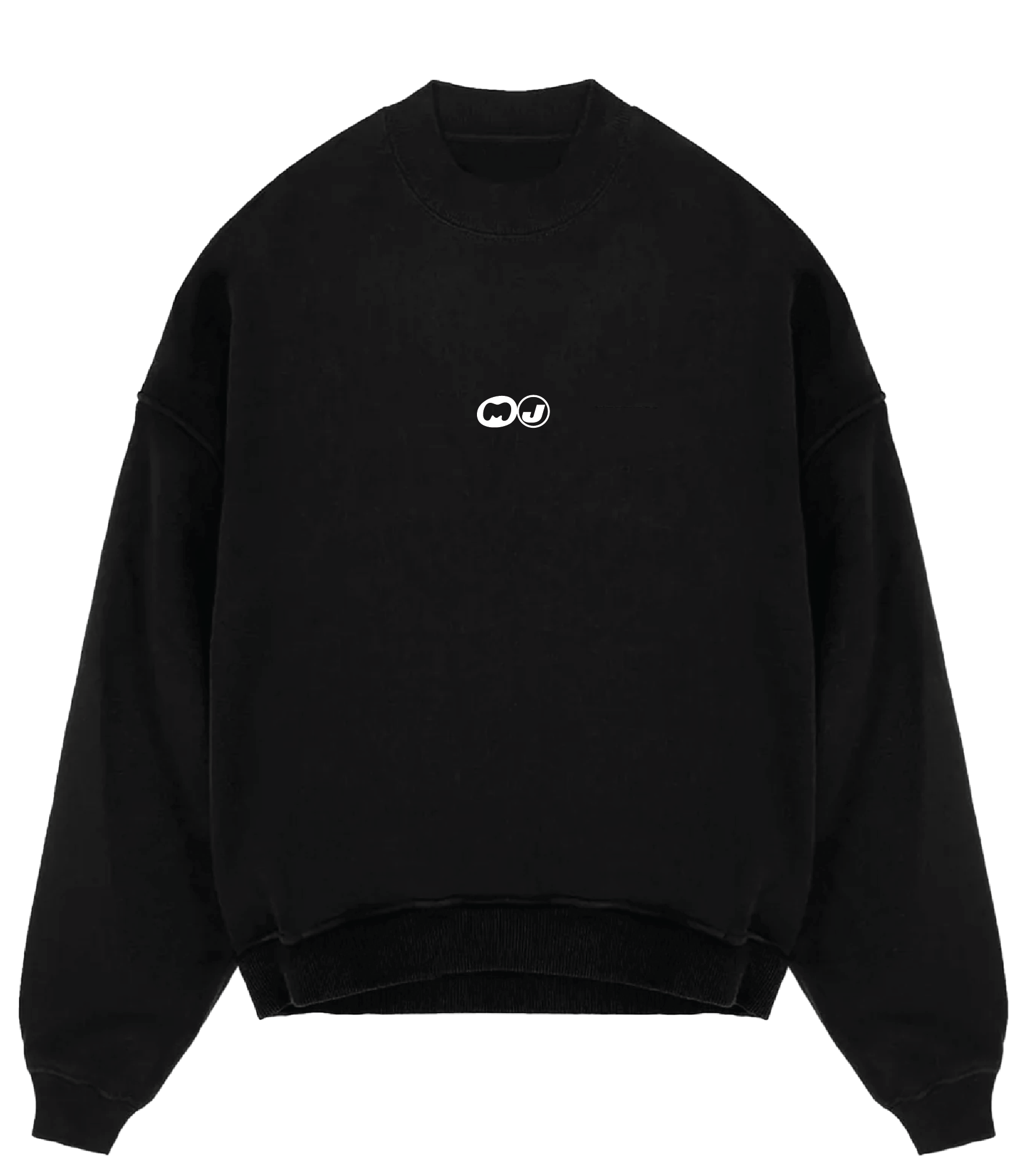 "Balance 0:00" Crewneck in Black