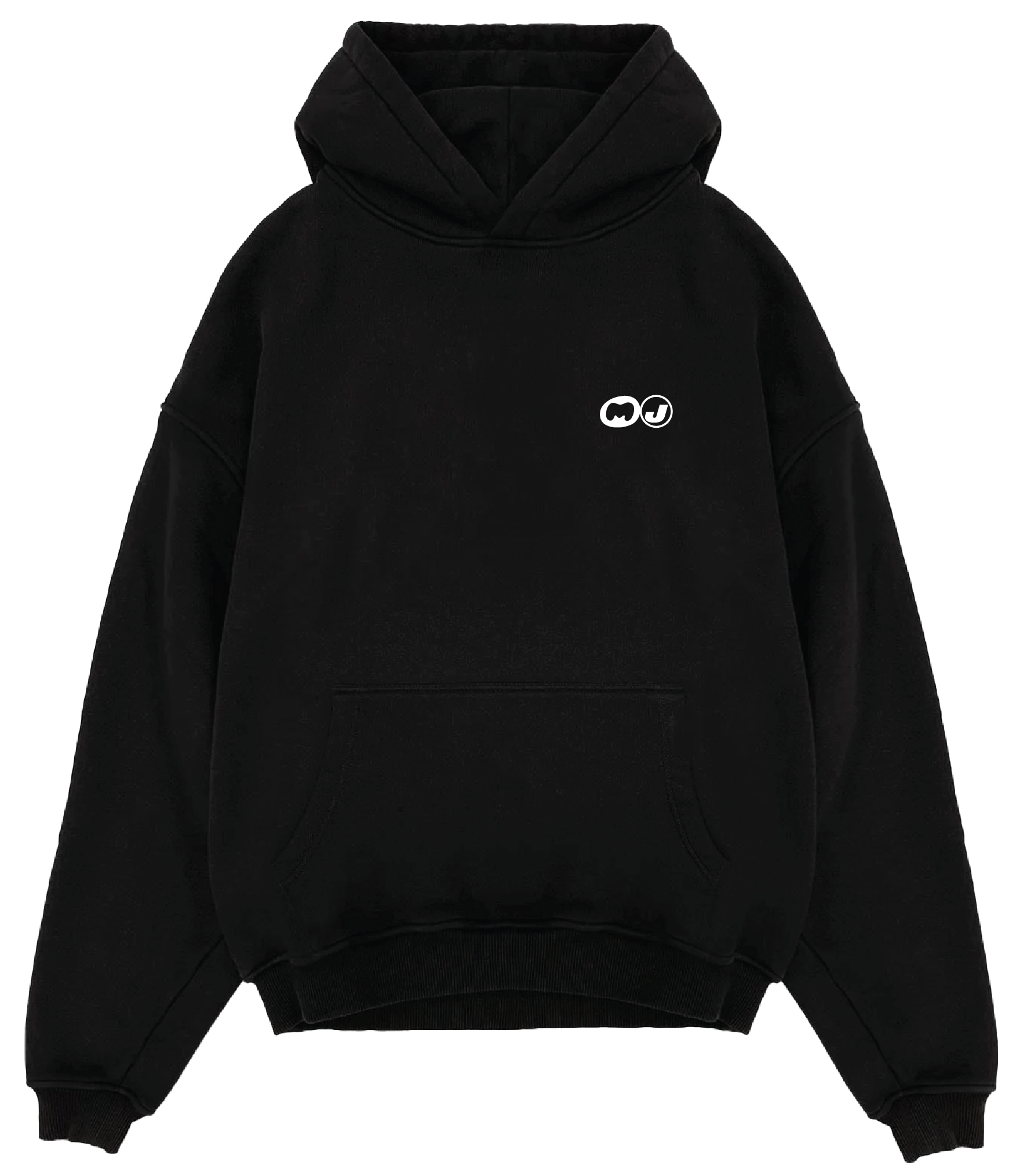 "Working Overtime" Hoodie in Black