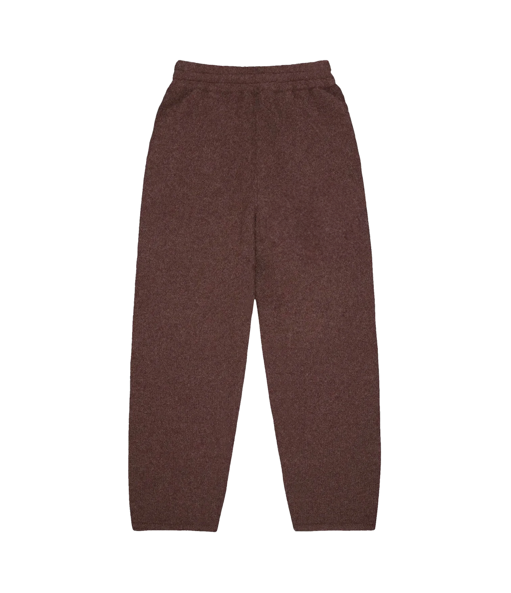 Brown Knitted Sweatpants