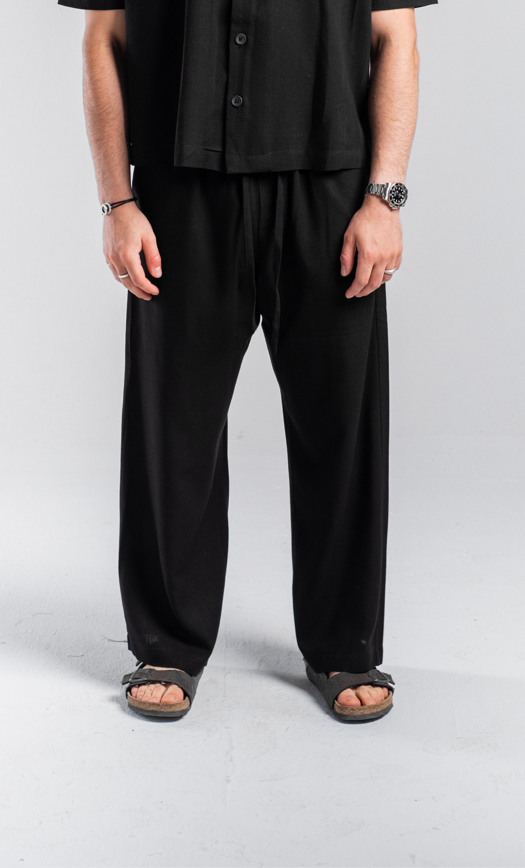 Black Linen Pants