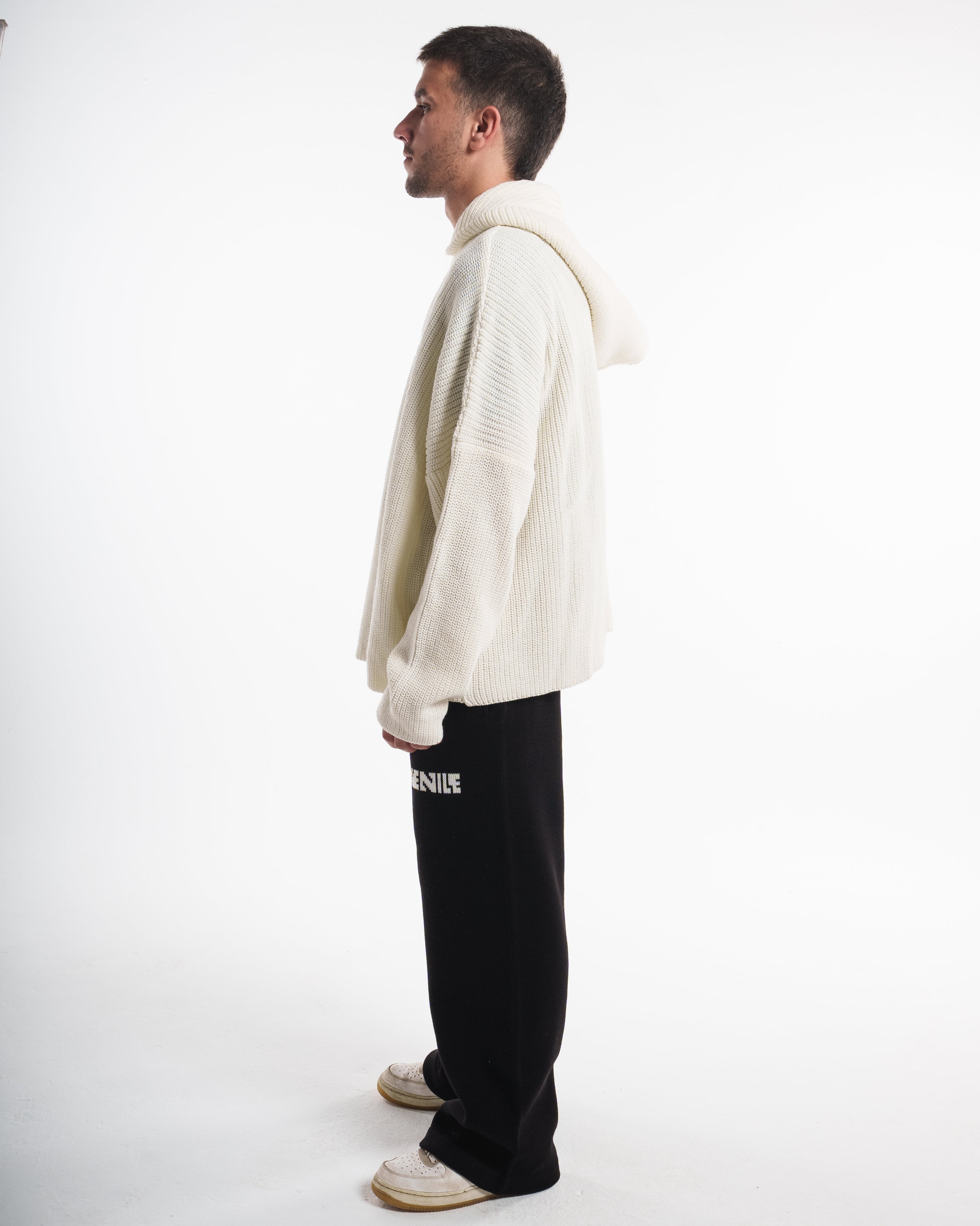 Off-White Knit Hoodie