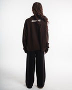 Brown VRV Logo Knit Sweater