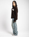 Women Low Rise Baggy Jeans - Faded Vintage