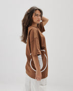 Marron Oversized tshirt