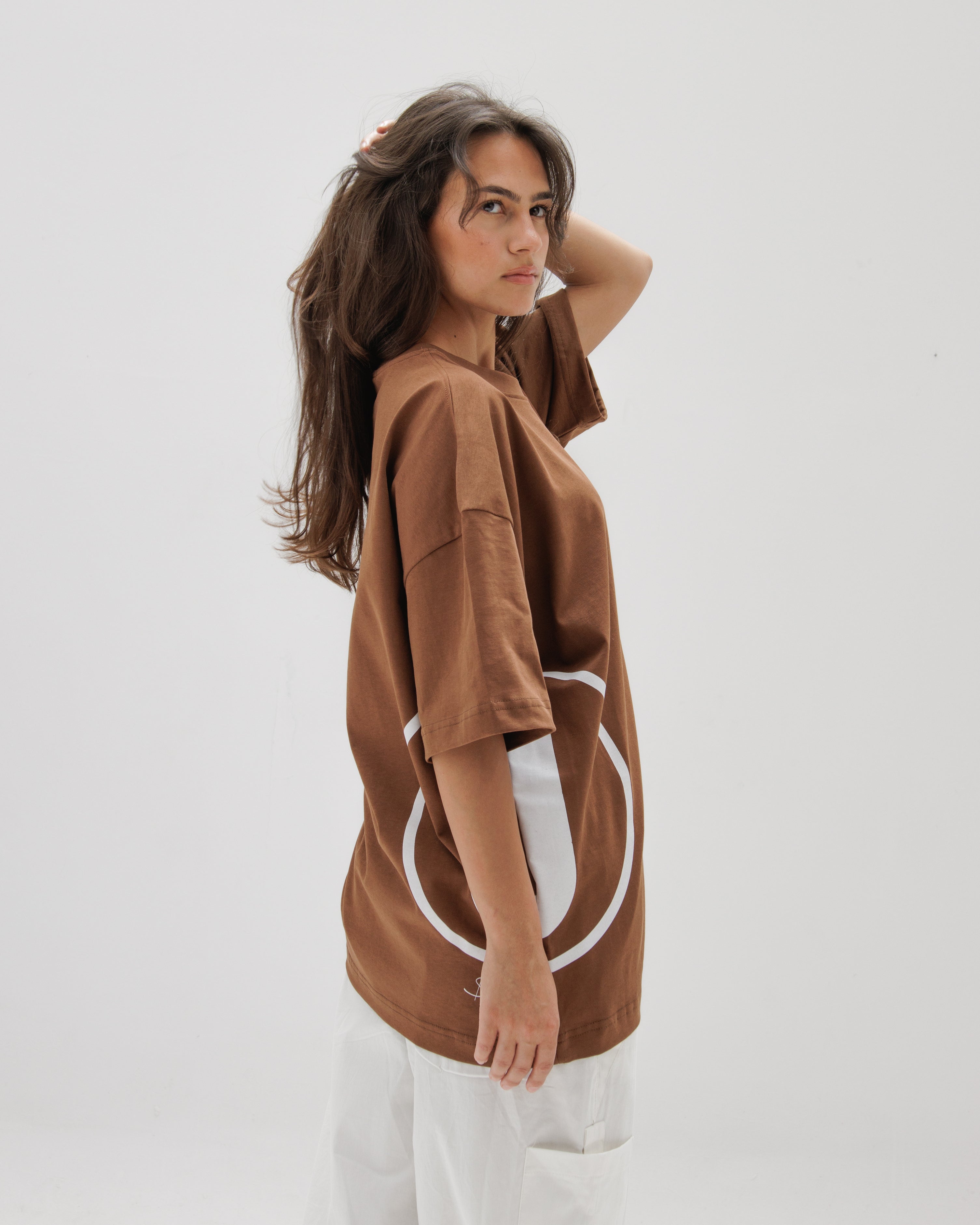 Marron Oversized tshirt