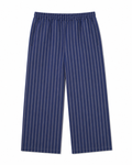 Indigo Tide Striped Poplin Pants