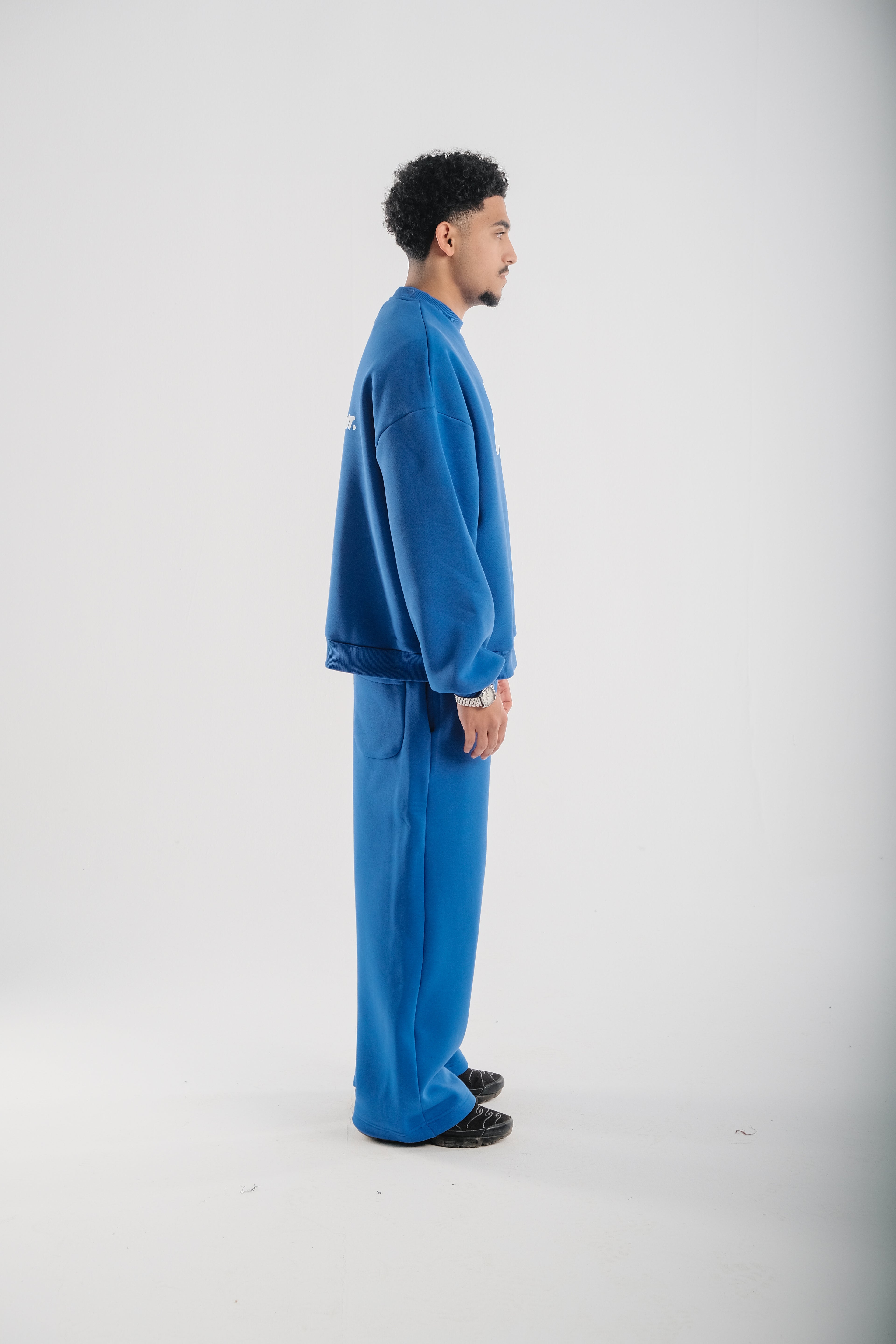 Blue R1 Crewneck