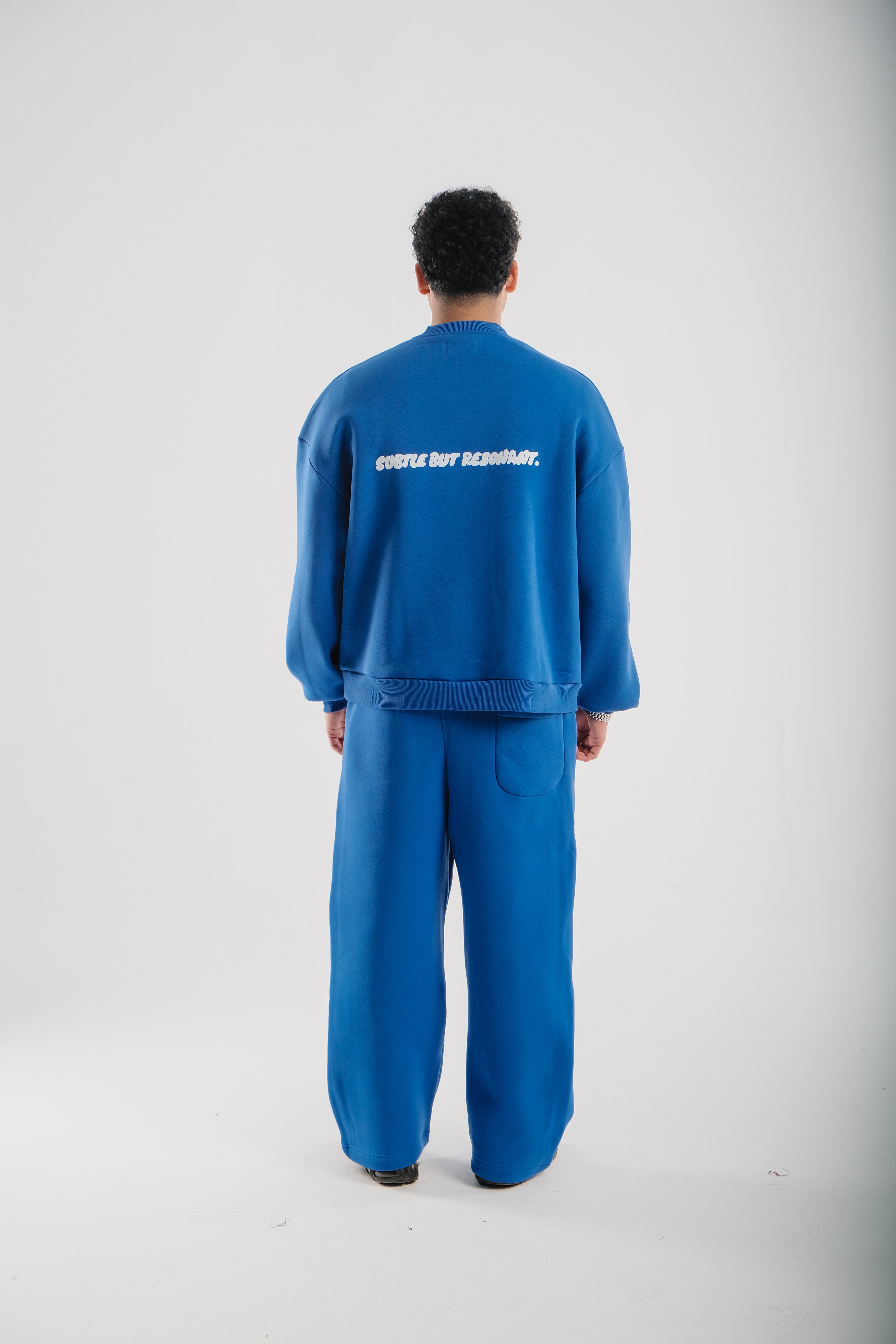 Blue R1 Crewneck