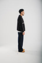 JET BLACK KNIT SWEATER