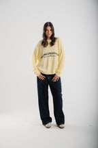PALE YELLOW KNIT SWEATER