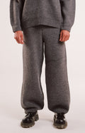 Heavy Knit Stacks in Latte Grain