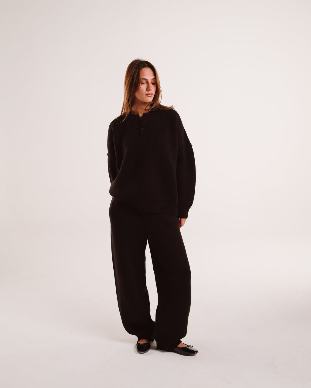 Heavy Knit Stacks in Night