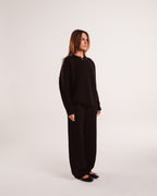 Heavy Knit Polo in Night
