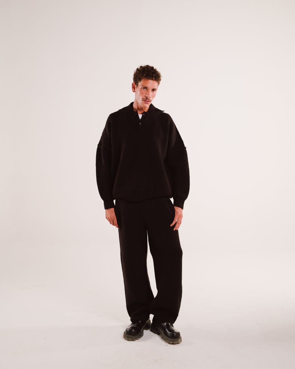 Heavy Knit Stacks in Night