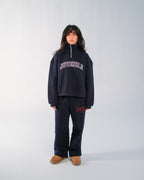 JUVENILE Signature Half Zip in Midnight Blue
