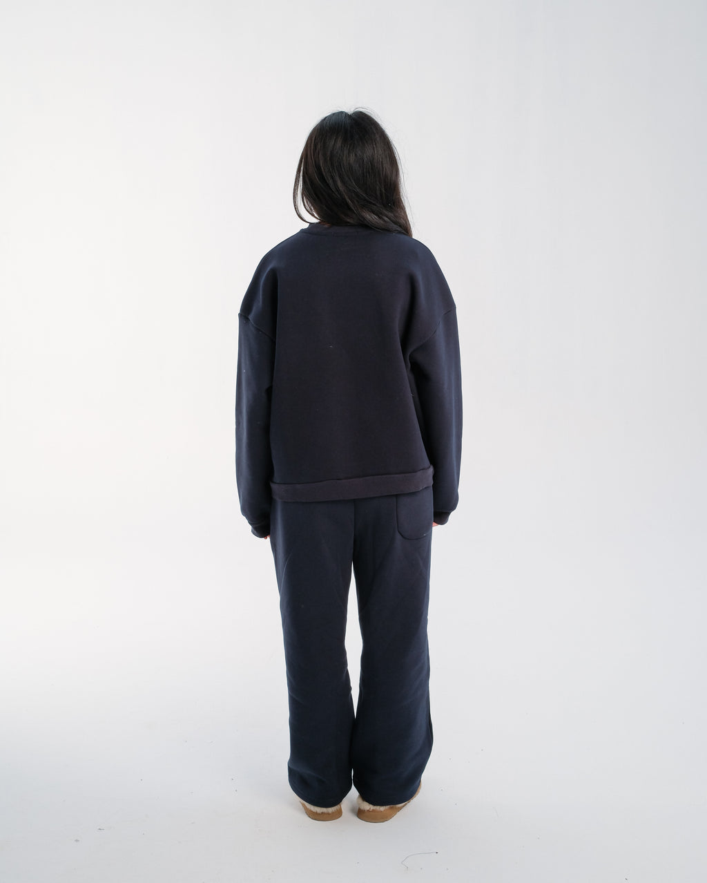 JUVE Signature Crewneck in Midnight Blue