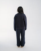 JUVE Signature Crewneck in Midnight Blue