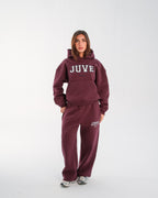 JUVE Signature Hoodie in Dark Cherry