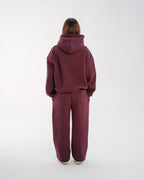 JUVE Signature Sweats in Dark Cherry