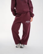 JUVE Signature Sweats in Dark Cherry