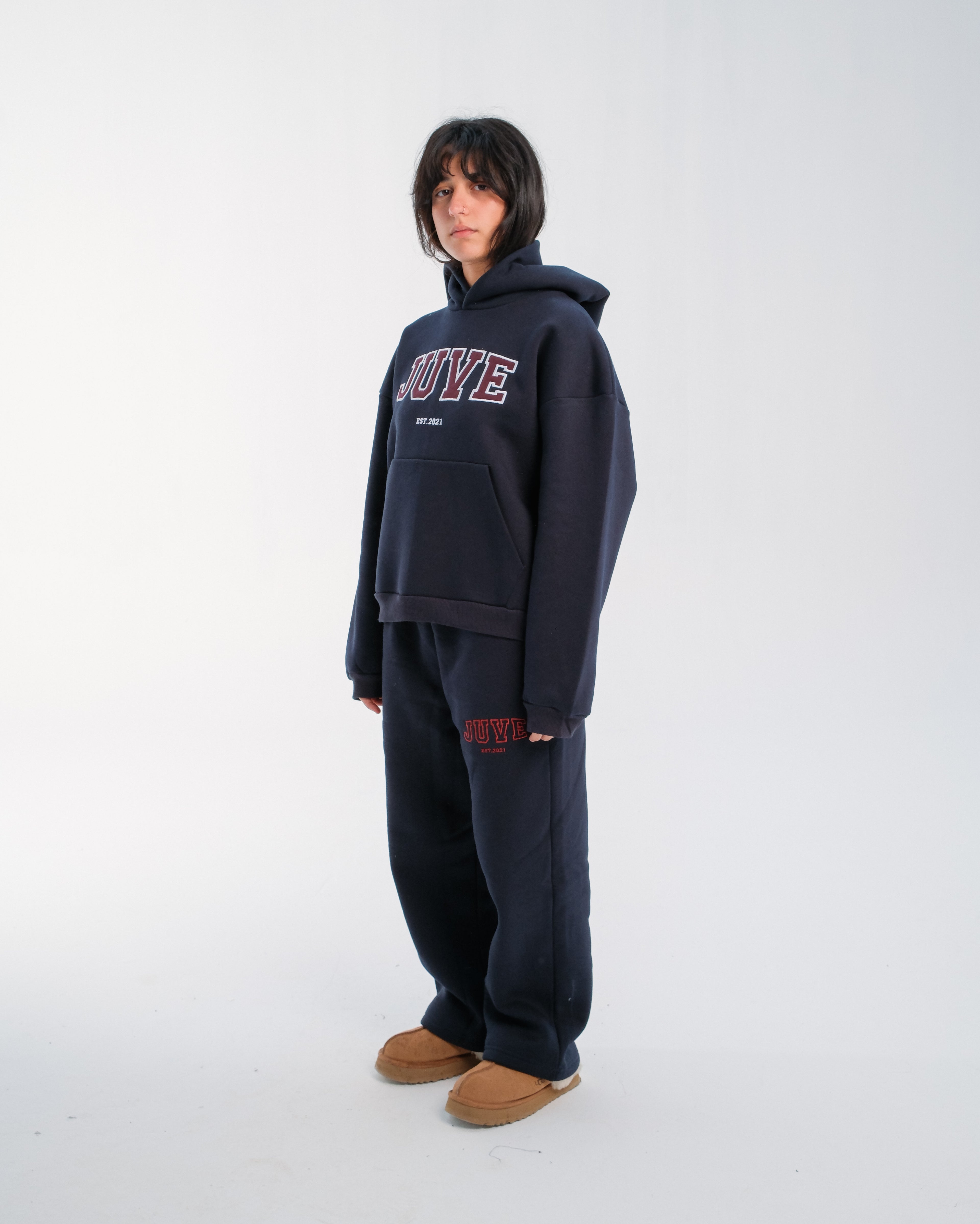 JUVE Signature Hoodie in Midnight Blue