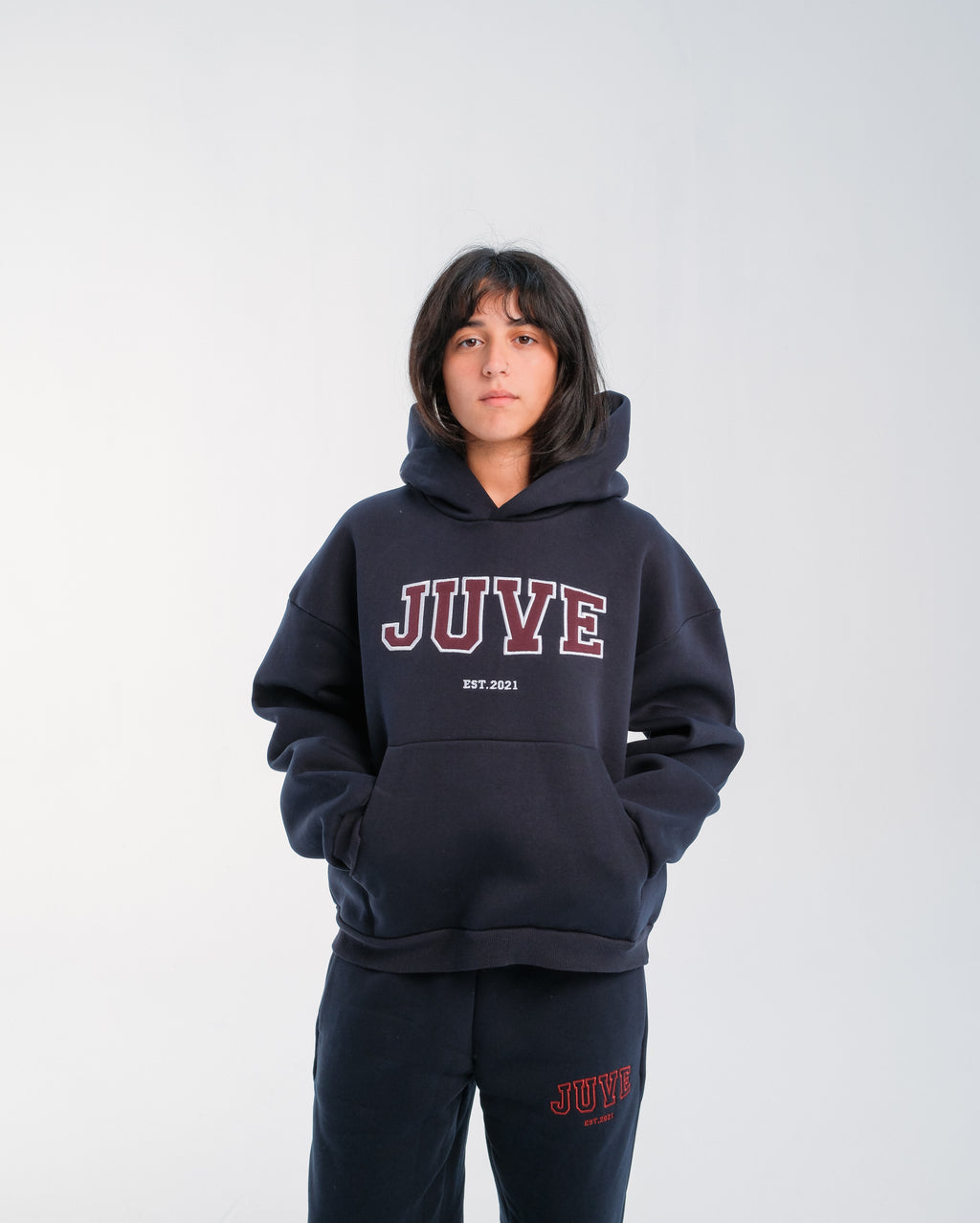 JUVE Signature Hoodie in Midnight Blue