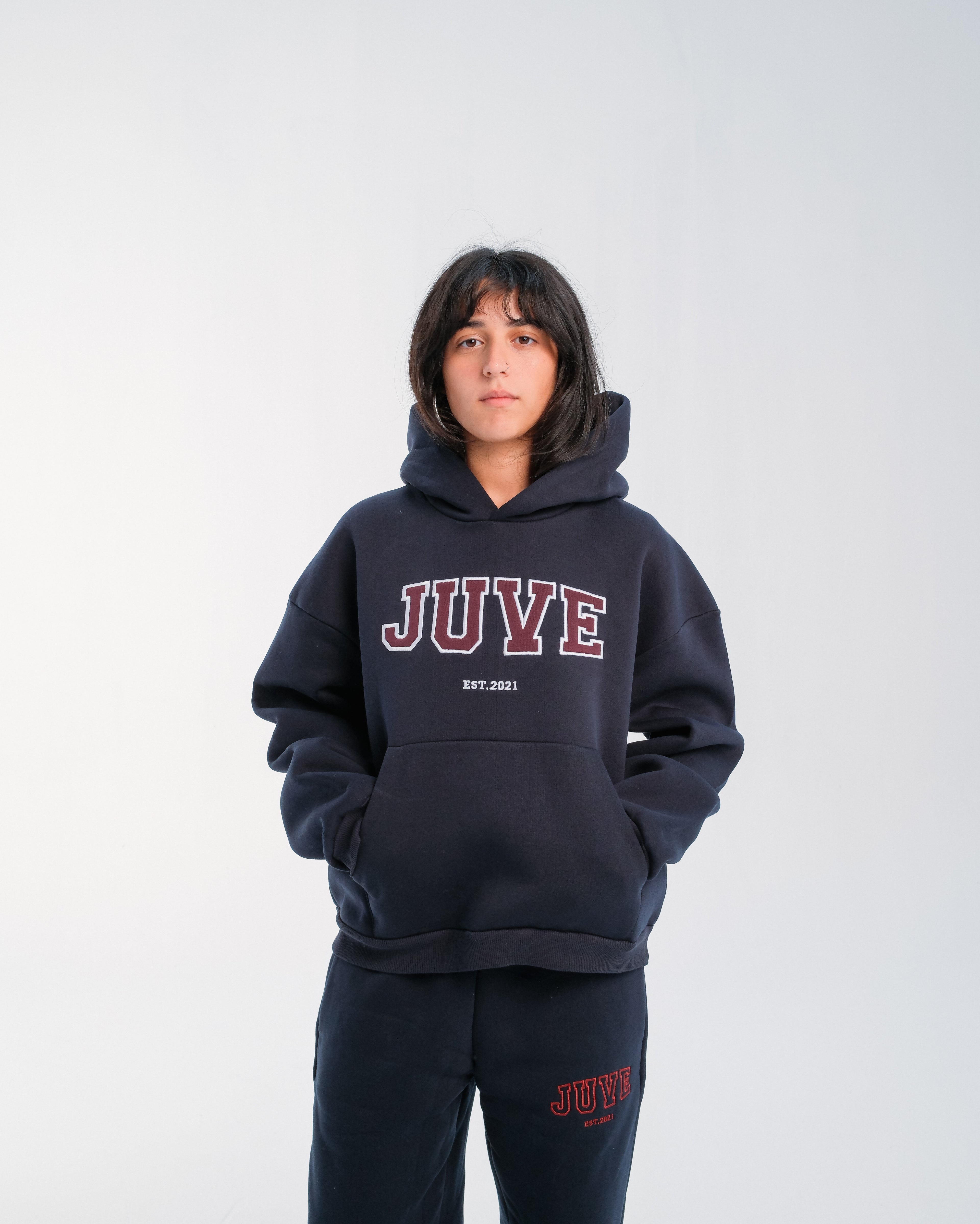 JUVE Signature Hoodie in Midnight Blue