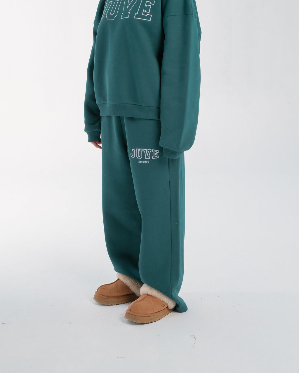 JUVE Signature Sweats in Teal Green
