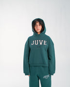 JUVE Signature Hoodie in Teal Green