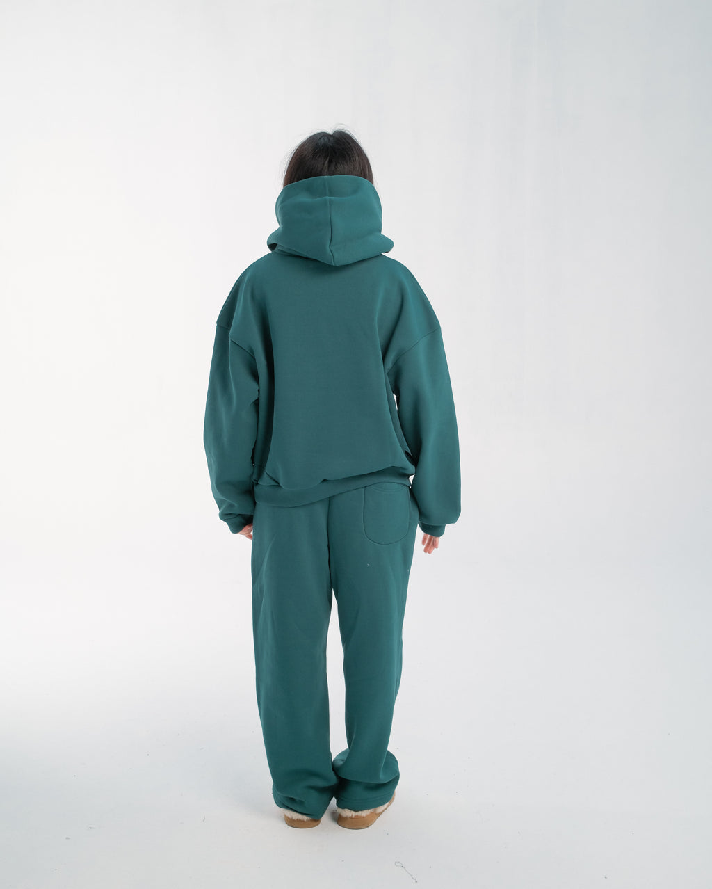 JUVE Signature Hoodie in Teal Green