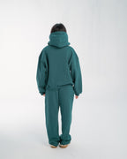 JUVE Signature Hoodie in Teal Green