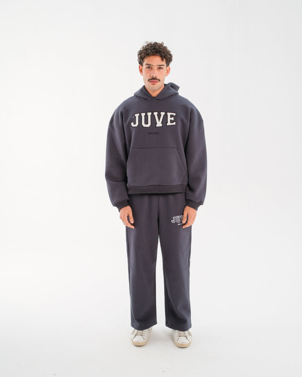 JUVE Signature Hoodie in Dark Gray